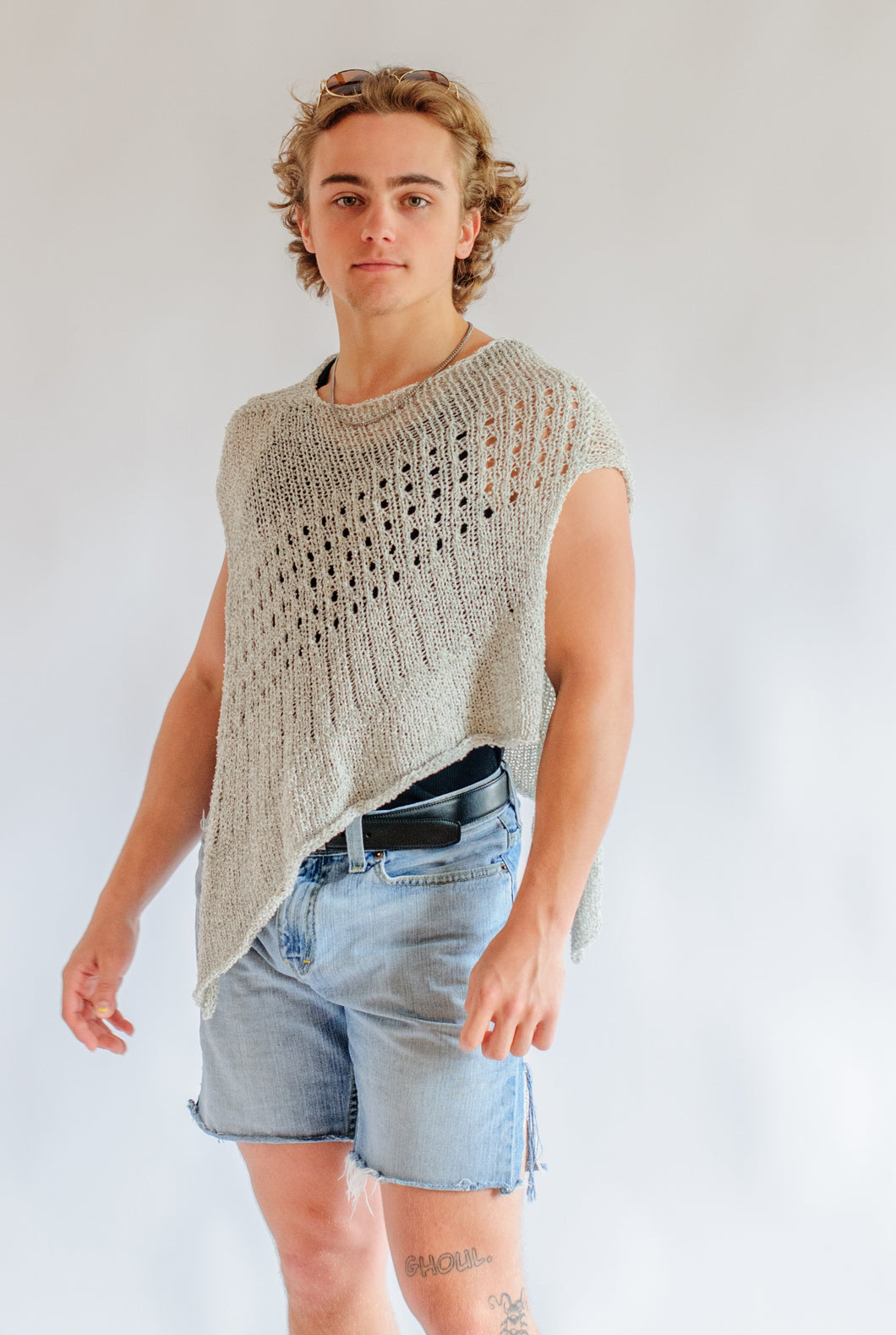 Sleevless Poncho