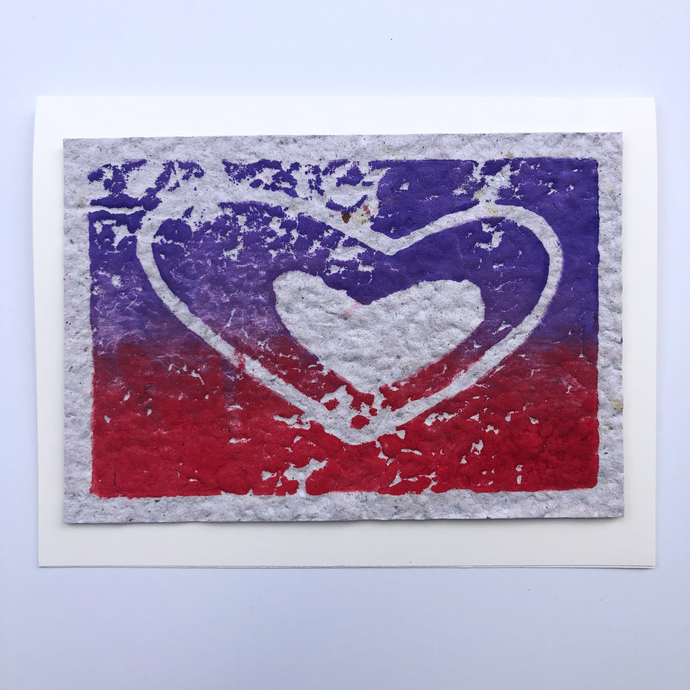 Block Printed Art Print Card 2020