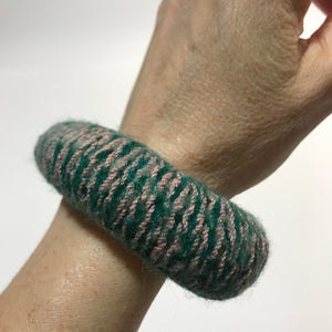 Wool Bangle Bracelets