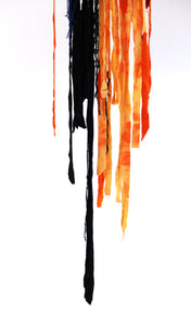 Orange Twist Tapestry