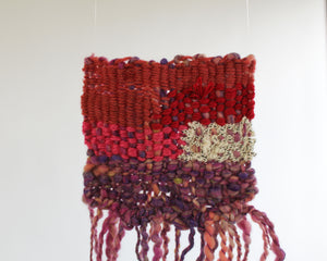 Red Block Tapestry
