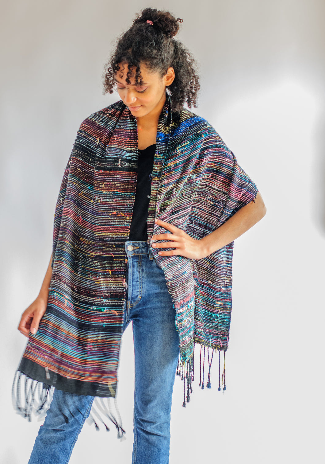 Scrap Yarn Shawl